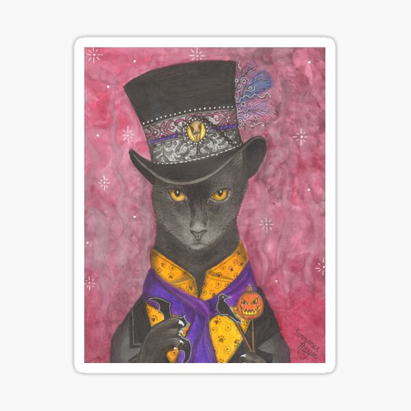 Purrmetheus, the magical cat Sticker