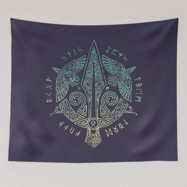 Item preview, Gungnir Spear of Odin Viking Norse Symbol designed and sold by Wanderlust77.