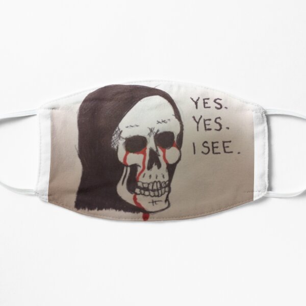 Hooded Skull Flat Mask