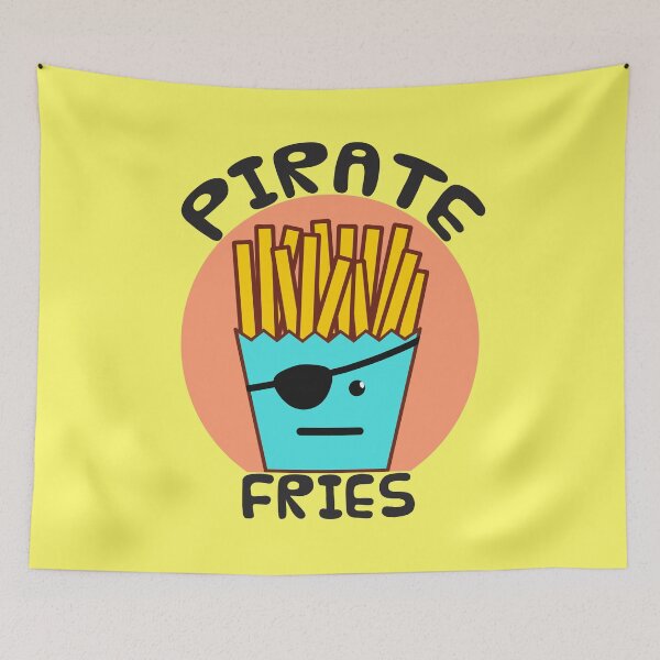 Aperçu de l'œuvre Fête Pirate - Poche Frites créée et vendue par Abhishek Goldar.