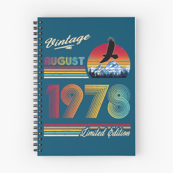Item preview, August 1978 Birthday designed and sold by GreenSplash.