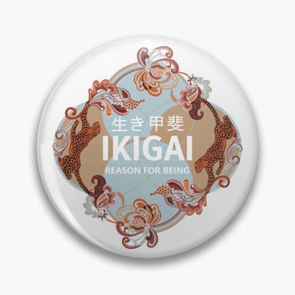 Item preview, Cheetah Ikigai Retro designed and sold by lolabekstudio.