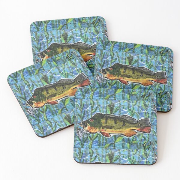 Item preview, Peacock bass a catchin’ designed and sold by Artladyjen.