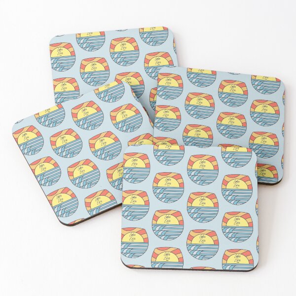Item preview, Lake Erie Pennsylvania PA Retro Water Sunrise and Sunset designed and sold by palmettodigital.