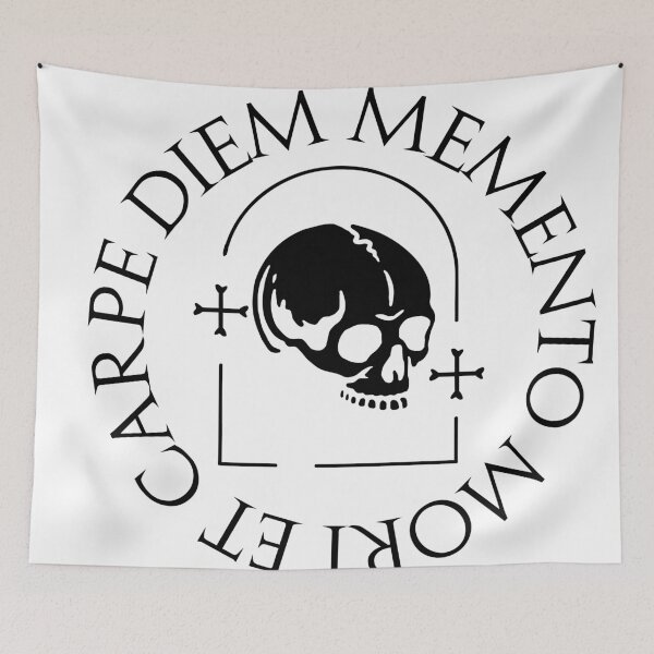 Item preview, Memento Mori Et Carpe Diem Latin Stoic Stoicism Quote Philosophy designed and sold by Princeps-.