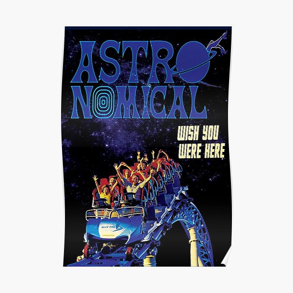 Travis Astroworld Concert Poster Poster