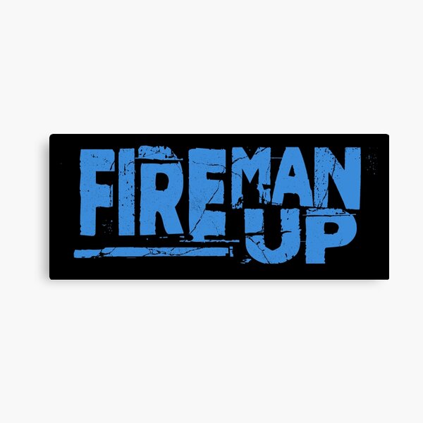 Fireman Up Stack Logo Canvas Print