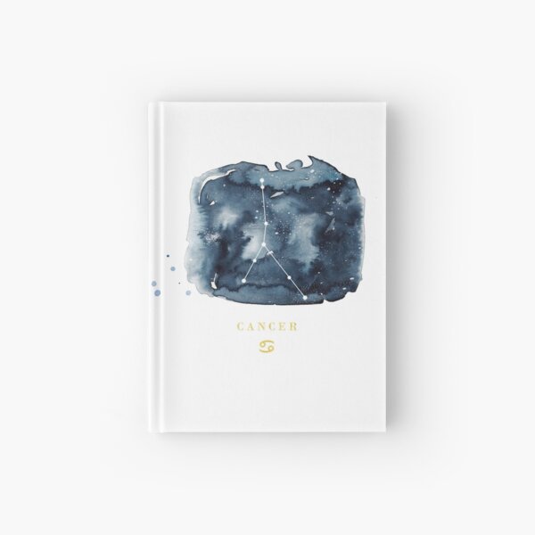 Cancer Zodiac Constellation Hardcover Journal
