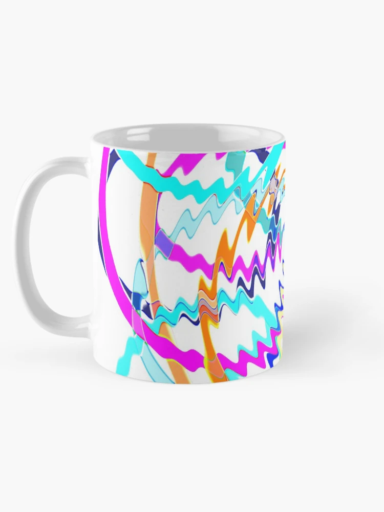 Thumbnail 5 of 6, Coffee Mug, Interference Pattern designed and sold by ColorByBlank.