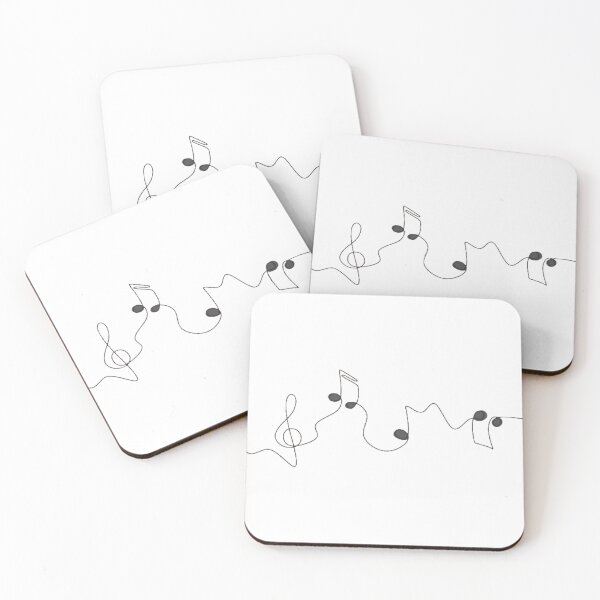 Item preview, Cute One Line Abstract Musical Notes  designed and sold by Funwithmusic.