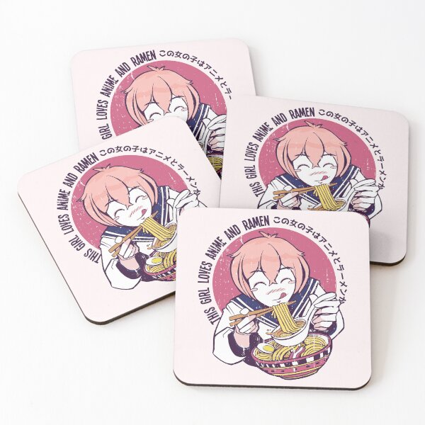 Item preview, This girl loves anime and ramen designed and sold by TamGustam.