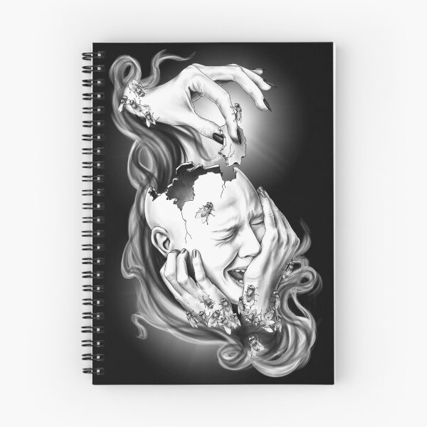 Item preview, My Lucid Nightmare- Illustrative Portrait designed and sold by Anicatattoos.