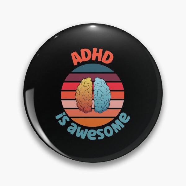 Item preview, ADHD Is Awesome designed and sold by SportyDogShop.