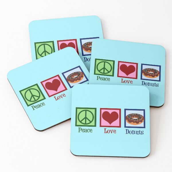 Item preview, Peace Love Donuts designed and sold by Epic Love Designs.