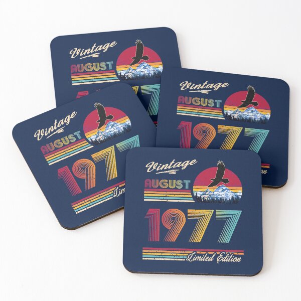 Item preview, Vintage August 1977 Birthday designed and sold by GreenSplash.