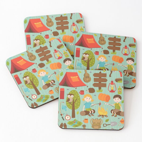 Item preview, Camping In The Forest - Camping Pattern designed and sold by PatternTale.