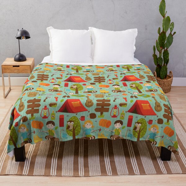 Item preview, Camping In The Forest - Camping Pattern designed and sold by PatternTale.