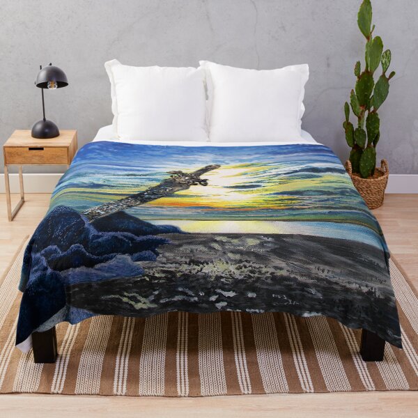 Item preview, Gold Amazon Sword in the Stone Beach Sunset designed and sold by Kim Andrews.