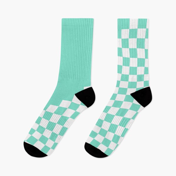 Item preview, Beach blue checkered mix pattern designed and sold by likebakerdo.