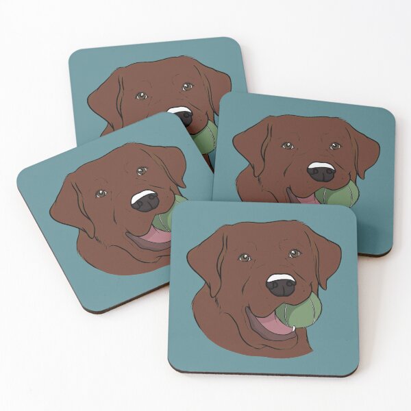 Item preview, Fox Red Labrador with Ball  designed and sold by rmcbuckeye.