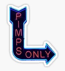 Pimps Only - Kendrick Lamar Sticker