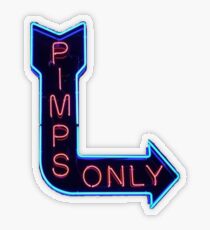 Pegatina transparente Pimps Only - Kendrick Lamar