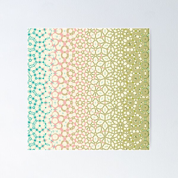 Artikelvorschau, Abstract Flower Pattern Artwork 01 Color 7 entworfen und verkauft von Stefanie Boike.