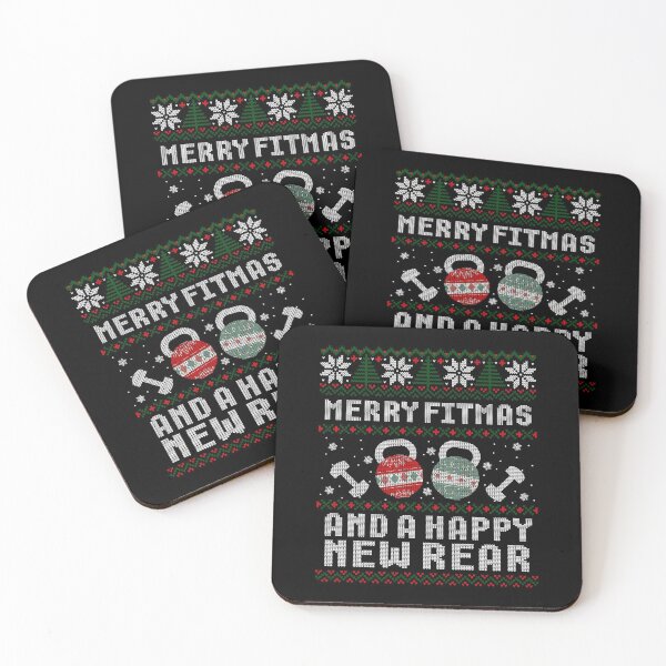 Item preview, Merry Fitmas And A Happy New Rear Ugly Sweater designed and sold by cattontawn.