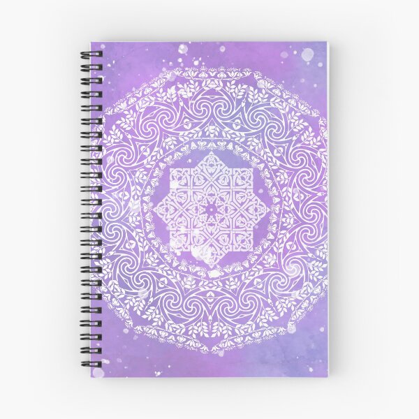 Item preview, Galaxy Watercolor Mandala: Purple-pink  designed and sold by PyriteDesigns.