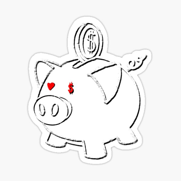 Item preview, Piggy Bank $ designed and sold by abigabhall.