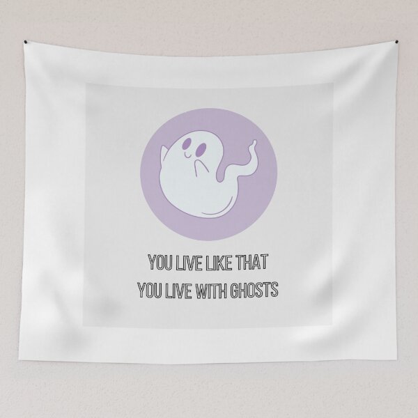 Item preview, you live with ghosts designed and sold by peachyasho.