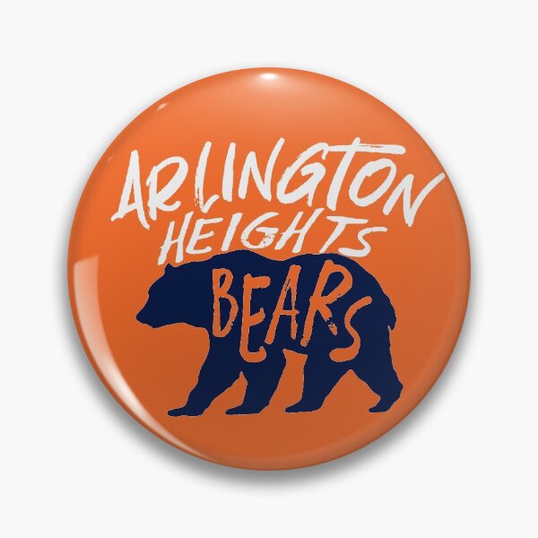 Item preview, Arlington Heights Bears Football Team Touchdown Retro Endzone Classic Bear Orange designed and sold by friendly-fox.