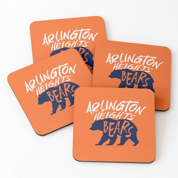 Item preview, Arlington Heights Bears Football Team Touchdown Retro Endzone Classic Bear Orange designed and sold by friendly-fox.