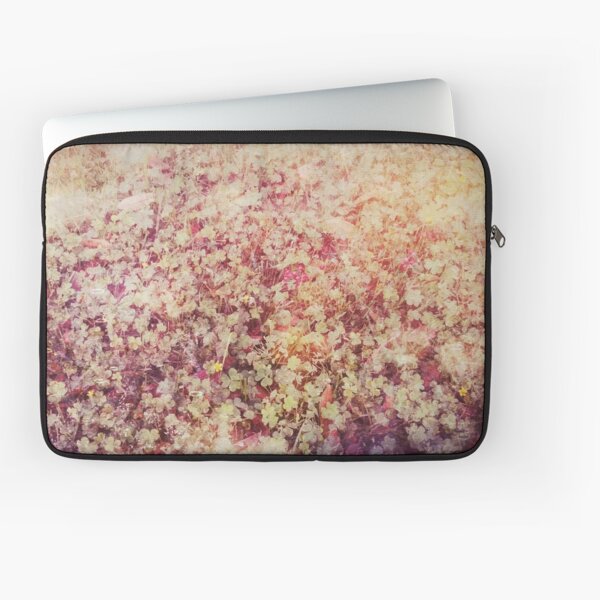 A Bed of Enchanted Clovers Laptop Sleeve