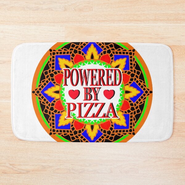 Item preview, POWERED BY PIZZA 3 designed and sold by EdwardMonet.