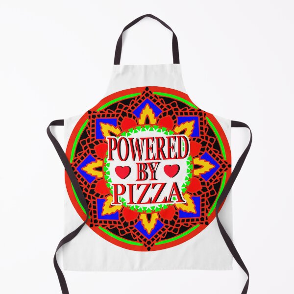 Item preview, POWERED BY PIZZA 4 designed and sold by EdwardMonet.