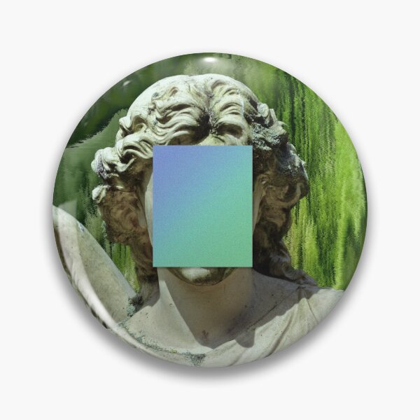 Item preview, Vaporwave Angel Statue - Pixel Sorting Glitch Art designed and sold by speculatores.