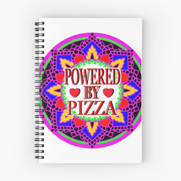 Item preview, POWERED BY PIZZA 5 Mandala for Pizza Lover designed and sold by EdwardMonet.