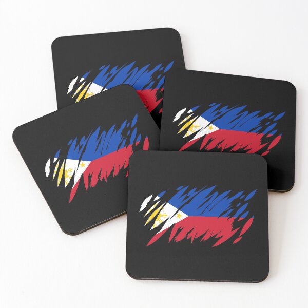 Item preview, Ripped Philippines Flag designed and sold by TwistedEarth.