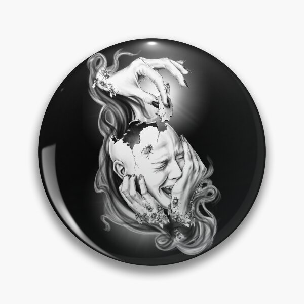 Item preview, My Lucid Nightmare- Illustrative Portrait designed and sold by Anicatattoos.