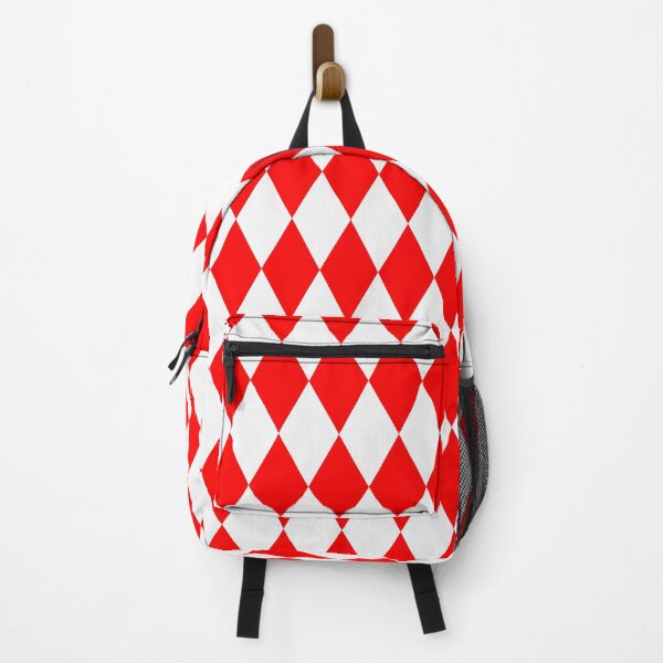 Item preview, RETRO HARLEQUIN MADNESS (DINER RED) designed and sold by Antisocial Creatives.