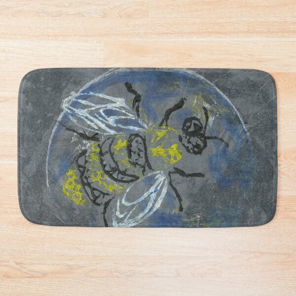 Item preview, Collagraph Bee Earth Night designed and sold by LymphomaLass.