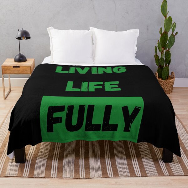 Item preview, Living Life Fully Green and Black designed and sold by ShaunSandhu.
