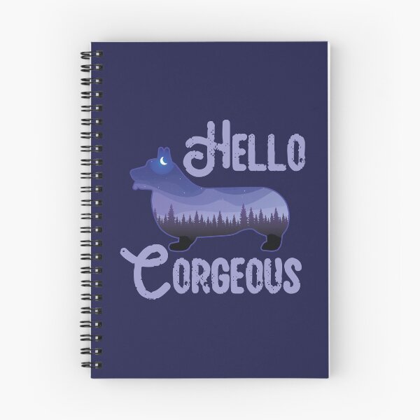 Item preview, Hello Corgeous - Funny Corgi Quotes designed and sold by DebbisPalette.
