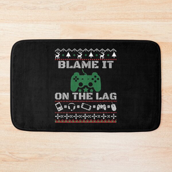 Item preview, Blame It On The Lag Christmas Funny Gift Video Gamer Ugly designed and sold by ccolaberni.