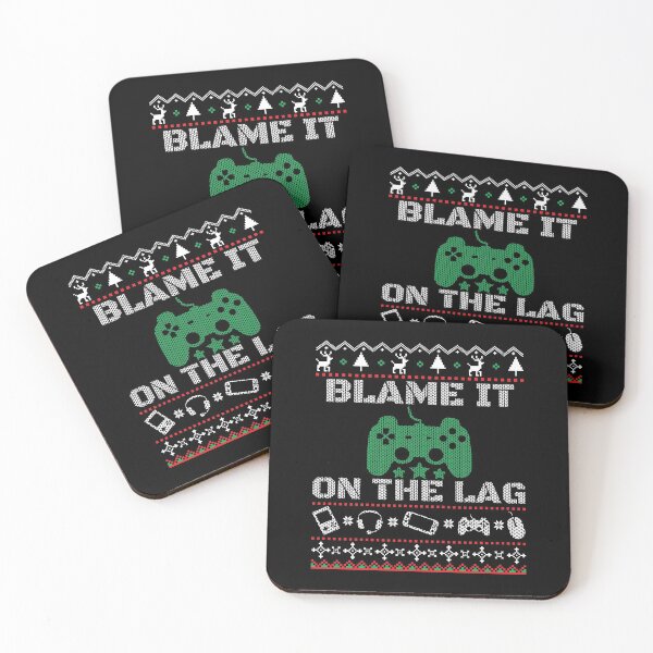 Item preview, Blame It On The Lag Christmas Funny Gift Video Gamer Ugly designed and sold by ccolaberni.
