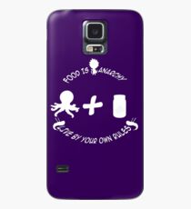 food is anarchy Case/Skin for Samsung Galaxy