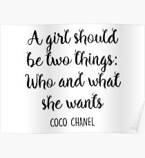 A Girl Should Be... Poster