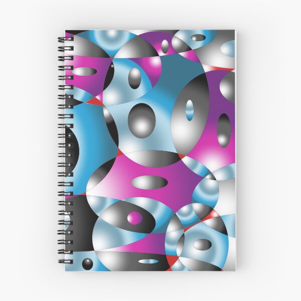Item preview, Wow blue purple circle oval geometric abstract  designed and sold by SoniasArtwork.