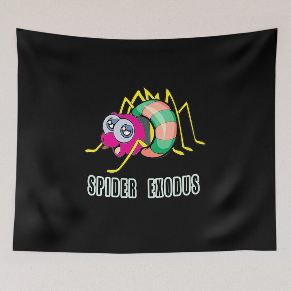 Item preview, spider exodus fleeing to higher ground wearing a life ring designed and sold by twobillion.